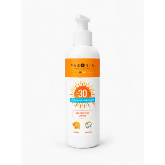 LOSION ZA SUNČANJE SPF 30 PAEONIA