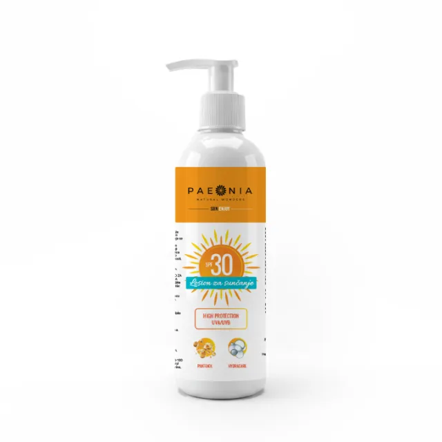 LOSION ZA SUNČANJE SPF 30 PAEONIA