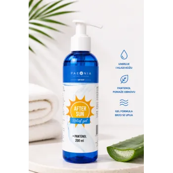AFTER SUN RELIEF gel + PANTENOL 200ML PAEONIA