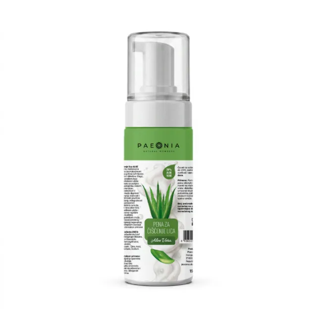 PENA ZA PRANJE LICA 150ML ALOE VERA PAEONIA