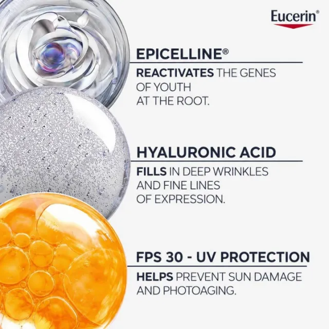 Eucerin Hyaluron Filler + Longevity Epigenetic Dnevna Nega SPF30 50ML