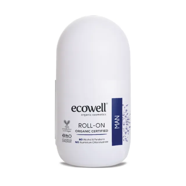 ECOWELL ORGANSKI ROLL-ON DEZODORANS ZA MUŠKARCE 75ML