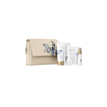 RITUALS AMSTERDAM SET TRAVEL NESESER (pena za tuširanje 50 ml + piling za telo 70 ml + krema za telo 70 ml + mist za telo 20 ml)