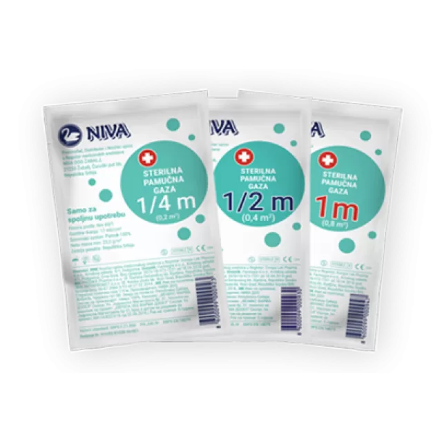 GAZA 1/4M STERILNA NIVA