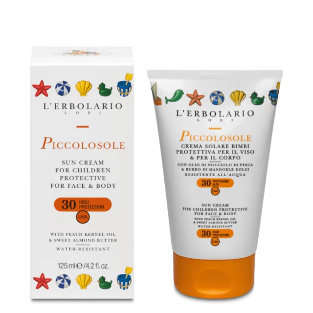 L'ERBOLARIO SUN PICCOLOSOLE DEČJA KREMA ZA LICE I TELO SPF30 125 ML