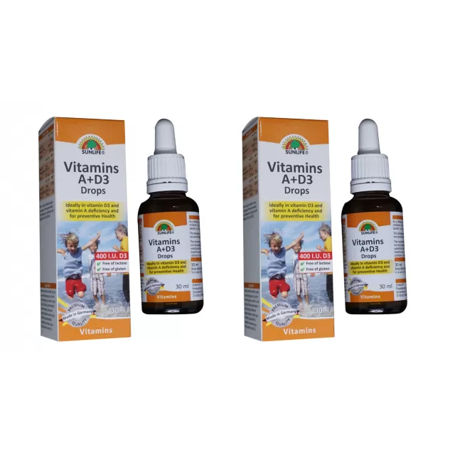 SUNLIFE VITAMIN D3 400IJ 1+1 GRATIS 30ML+30ML